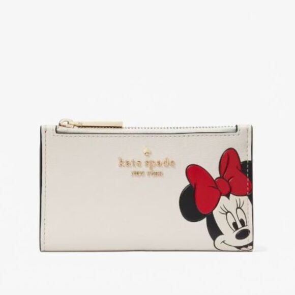 kate spade Handbags - NWT Disney x Kate Spade Minnie Mouse Wallet – Cream/Red – Factory Sealed